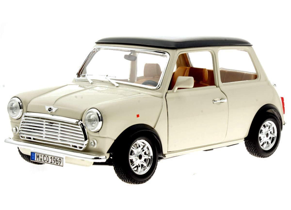 Amazon | ブラーゴ 1/18 クラシック ミニ クーパー 1969 ベージュ